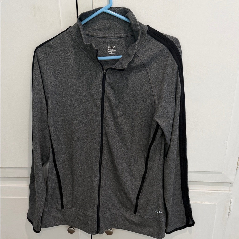 Champion Heather Gray Zip-Up Jacket